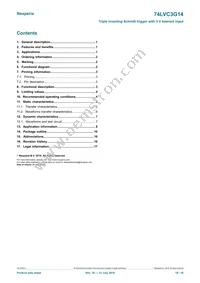 74LVC3G14GD Datasheet Page 18