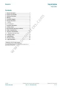 74LVC3G34GD/S470 Datasheet Page 17