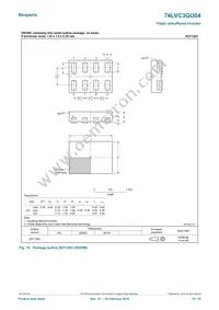 74LVC3GU04GD Datasheet Page 15