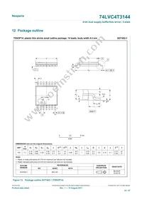 74LVC4T3144PWJ Datasheet Page 23