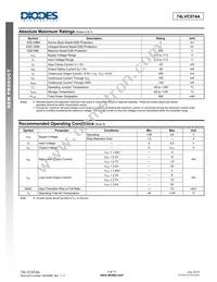 74LVC574AQ20-13 Datasheet Page 3