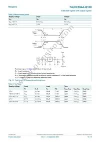 74LVC594ABQ-Q100X Datasheet Page 12