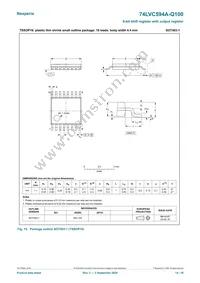 74LVC594ABQ-Q100X Datasheet Page 14