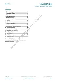 74LVC594ABQ-Q100X Datasheet Page 18