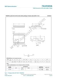 74LVC623APW Datasheet Page 14