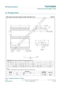 74LVC646APW Datasheet Page 17