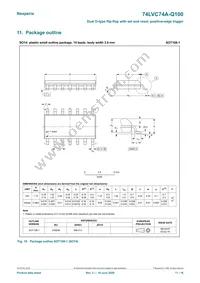 74LVC74AD-Q100J Datasheet Page 11