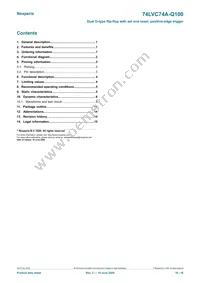 74LVC74AD-Q100J Datasheet Page 16