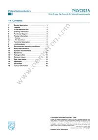 74LVC821ABQ Datasheet Page 20