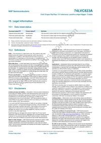 74LVC823ABQ Datasheet Page 20