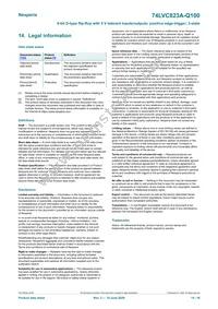 74LVC823ABQ-Q100J Datasheet Page 15