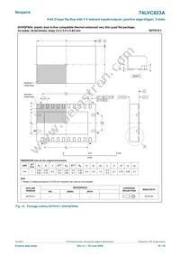 74LVC823AD Datasheet Page 15