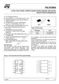 74LVC86ATTR Datasheet Cover