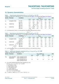 74LVC8T245BQ Datasheet Page 10