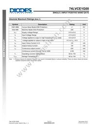74LVCE1G00FZ4-7 Datasheet Page 3