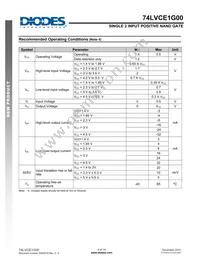 74LVCE1G00FZ4-7 Datasheet Page 4