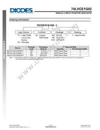74LVCE1G02FZ4-7 Datasheet Page 9
