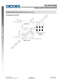 74LVCE1G02FZ4-7 Datasheet Page 12