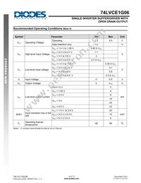 74LVCE1G06SE-7 Datasheet Page 4