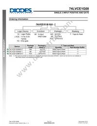 74LVCE1G08SE-7 Datasheet Page 9
