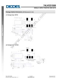 74LVCE1G08SE-7 Datasheet Page 11