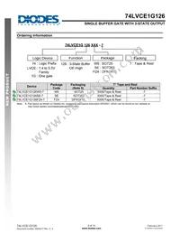 74LVCE1G126FZ4-7 Datasheet Page 9