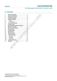 74LVCH162374ADL Datasheet Page 17