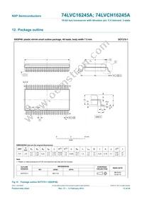 74LVCH16245ADGG Datasheet Page 14