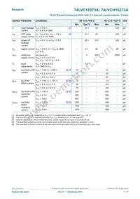 74LVCH16373ADL Datasheet Page 7