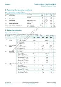 74LVCH244ADB-Q100J Datasheet Page 5