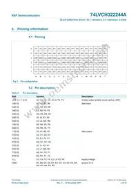 74LVCH322244AEC/G; Datasheet Page 3