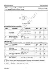 74LVCH32373AEC/G Datasheet Page 6