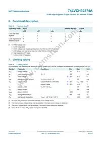 74LVCH32374AEC/G Datasheet Page 4