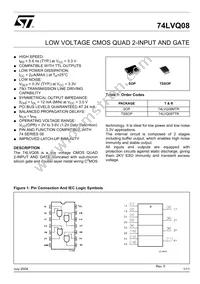 74LVQ08TTR Datasheet Cover