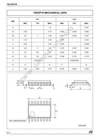 74LVQ138TTR Datasheet Page 8