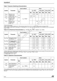 74LVQ157TTR Datasheet Page 4
