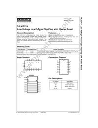 74LVQ174SCX Datasheet Cover