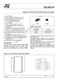 74LVQ174TTR Datasheet Cover