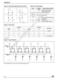 74LVQ174TTR Datasheet Page 2