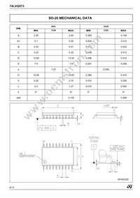 74LVQ573TTR Datasheet Page 8