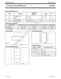 74LVT00DB Datasheet Page 2