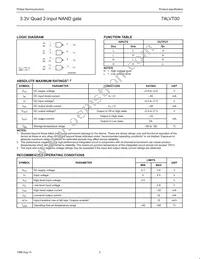 74LVT00DB Datasheet Page 3