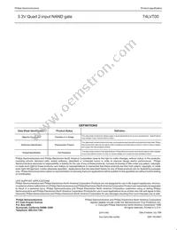 74LVT00DB Datasheet Page 10