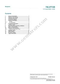 74LVT126DB Datasheet Page 16