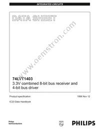 74LVT1403DR Datasheet Page 2