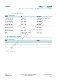 74LVT162240ADGG Datasheet Page 4