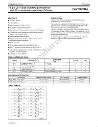 74LVT162240ADGG Datasheet Page 3