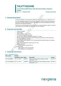 74LVT162244BDGG Datasheet Cover