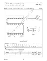 74LVT162373DGG Datasheet Page 11