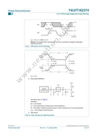 74LVT162374DGG Datasheet Page 12